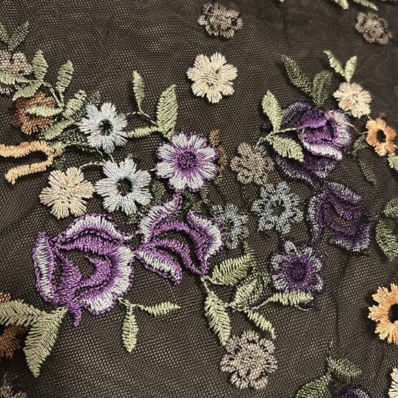 Embroidered Mesh Shirt - Picture 3 of 4